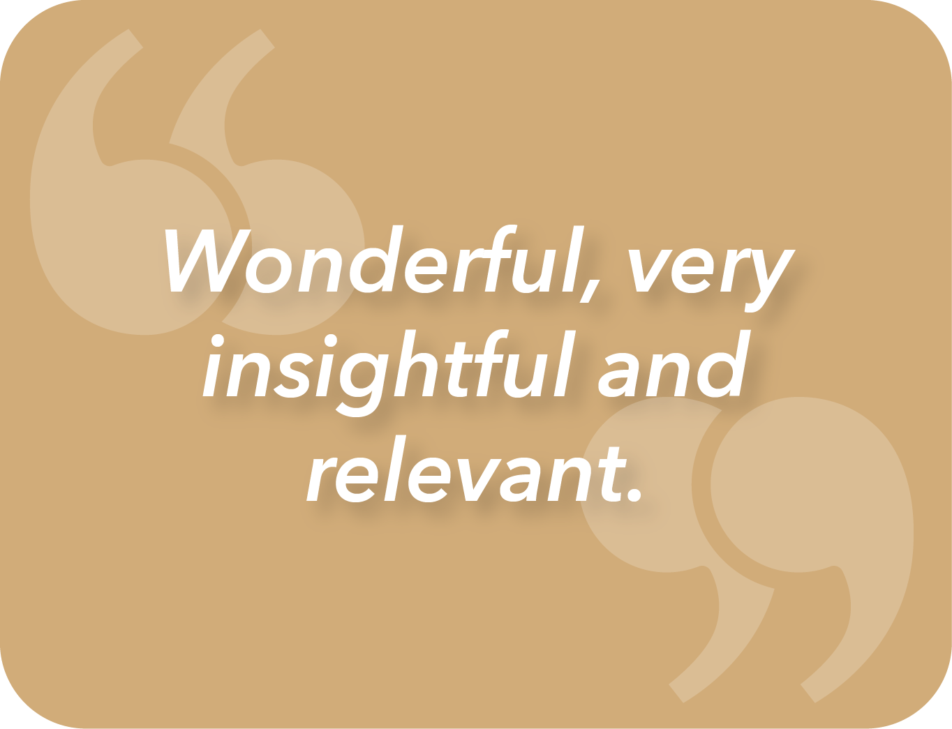 Summer Breakfast Briefing Testimonial 6